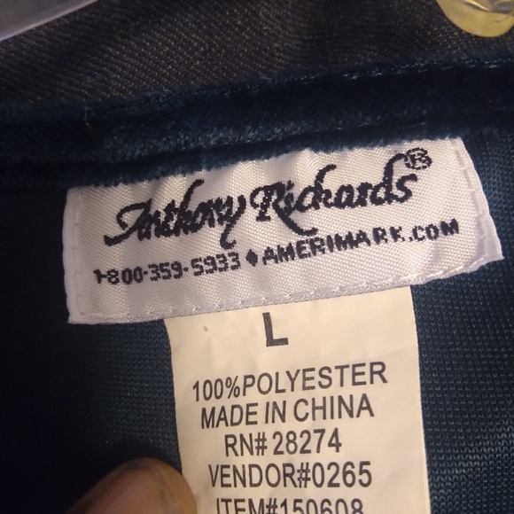 Y2K Vintage Velvety Christmas Green Tunic Top, Size: Large - Picture 8 of 8